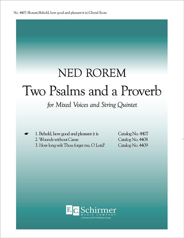 Two Psalms and a Proverb